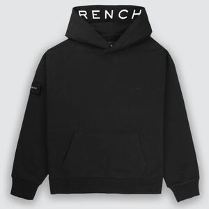 Organic Cotton‎ Trench LDN Life Icon Hoodie (Black/White) NWT SZ MEDIUM